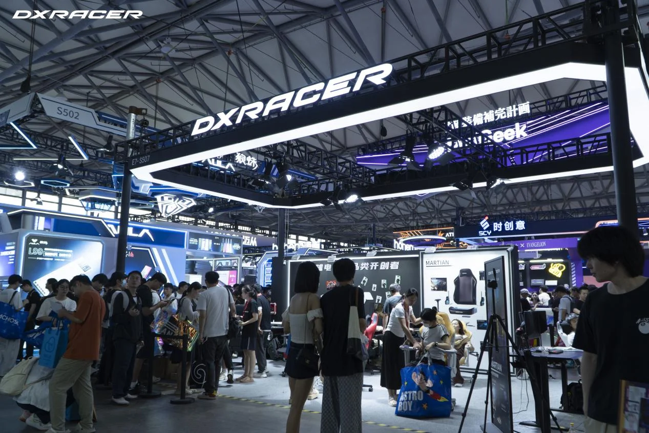 Resumen de ChinaJoy en DXRACER 2025: La silla eléctrica para juegos Martian Pro debuta