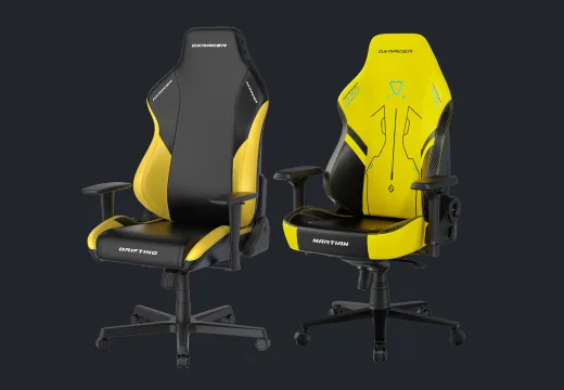 Silla gaming amarilla